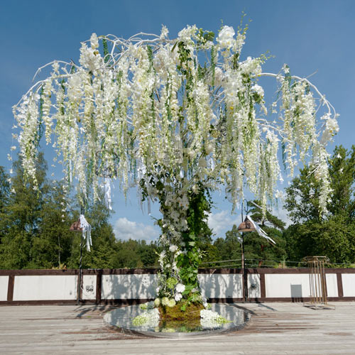 Свадебные арки из цветов